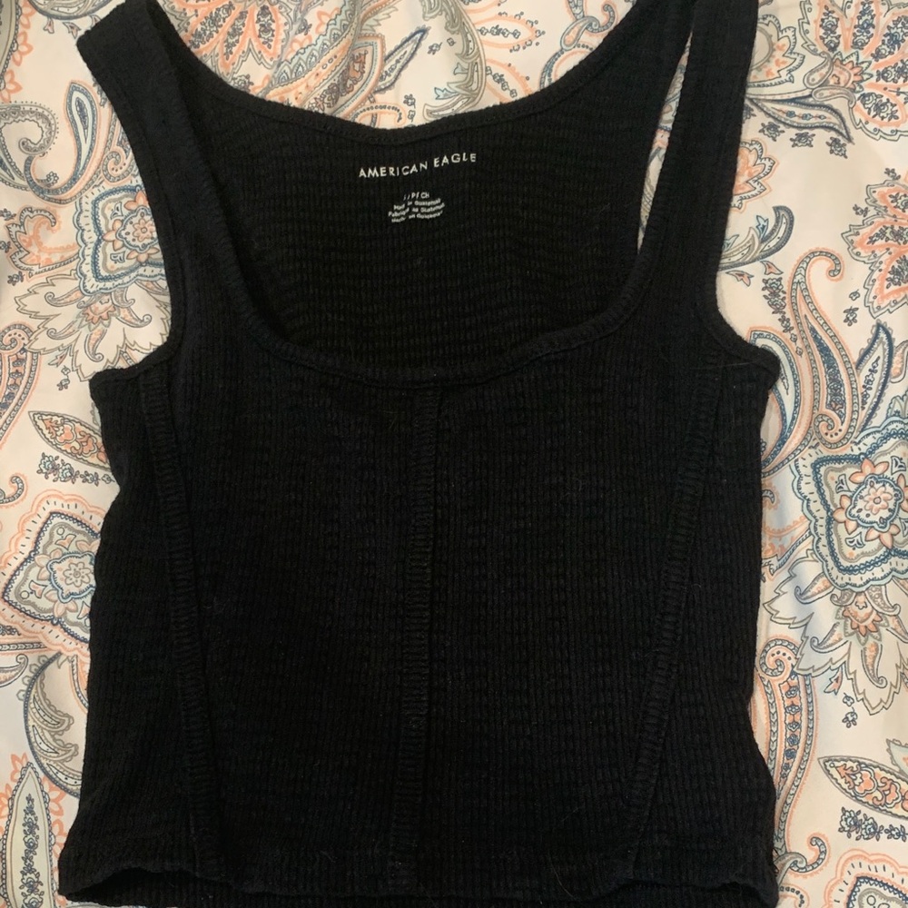 American Eagle Outfitters Classic Black Tank Top